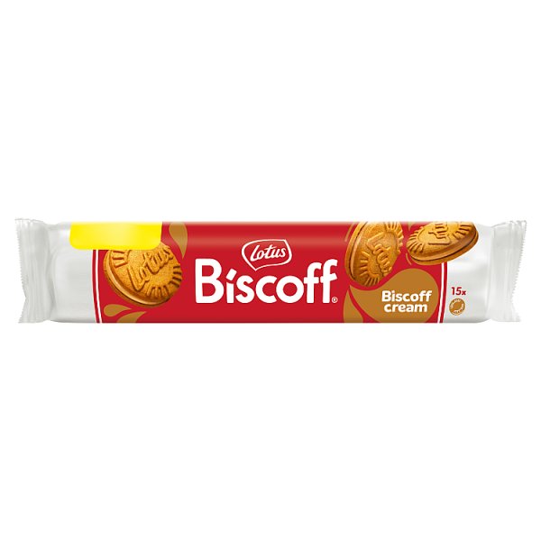 Lotus Biscoff Cream Sandwich Biscuits 150g — Pack of 9