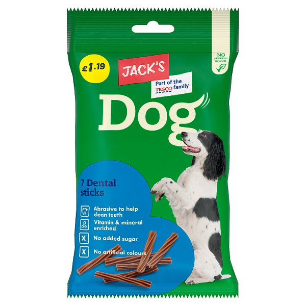 Jack's 7 Dog Dental Sticks 180g