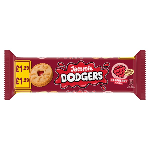 Jammie Dodgers Raspberry 140g — Pack of 15