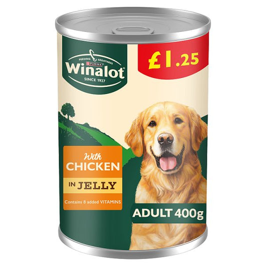 WINALOT Classics Mixed in Jelly Chicken Wet Dog Food 400g