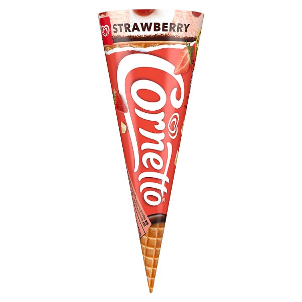 Cornetto Strawberry Ice Cream Cone 120ml