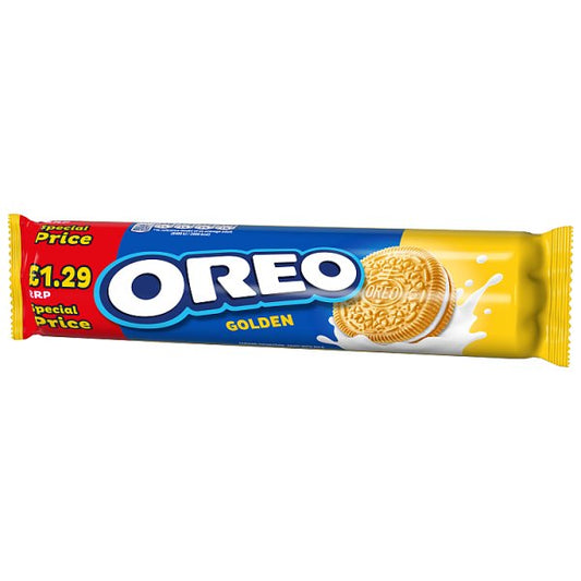 Oreo Golden Sandwich Biscuits 154g — Pack of 16