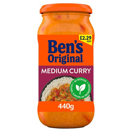 Ben's Original Medium Curry Sauce 440g