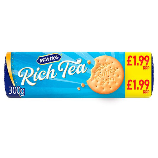 McVitie's Rich Tea Classic 300g — Pack of 12