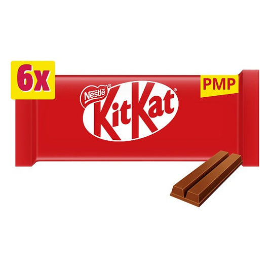 KitKat 2 Finger Milk Chocolate 6-Pack — Pack of 20