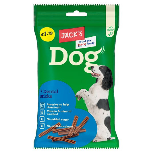 Jack's 7 Dog Dental Sticks 180g
