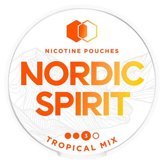Nordic Spirit Tropical Mix Strong Nicotine Pouches 9mg