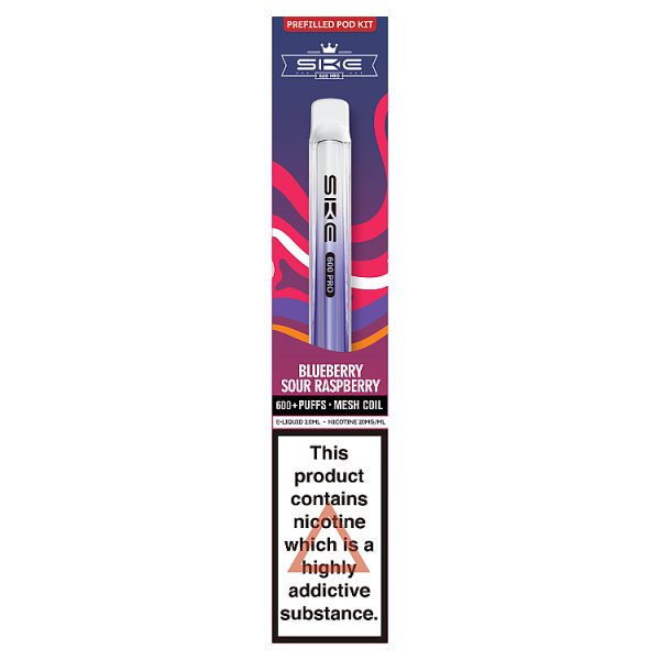 SKE BAR Prefilled Vape Kit - 20mg - Blueberry Sour Raspberry