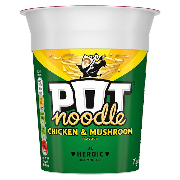 Pot Noodle Standard Pot Chicken & Mushroom 90g