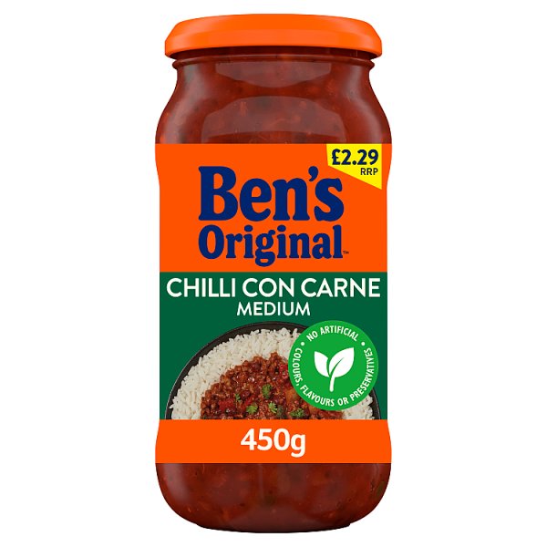Ben's Original Medium Chilli Con Carne Sauce 450g