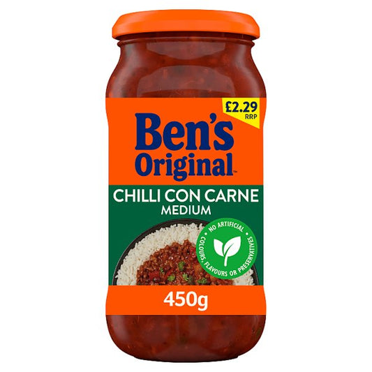 Ben's Original Medium Chilli Con Carne Sauce 450g