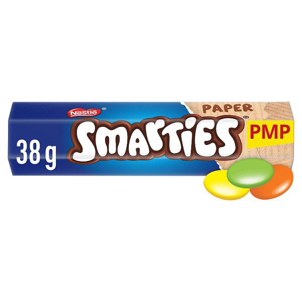 Smarties Milk Chocolate Tube 38g