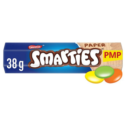 Smarties Milk Chocolate Tube 38g