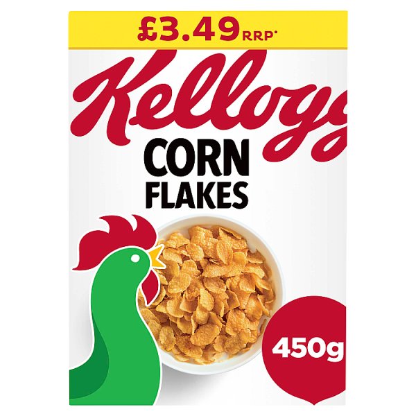 Kellogg's Corn Flakes Breakfast Cereal 450g
