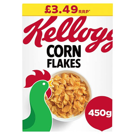 Kellogg's Corn Flakes Breakfast Cereal 450g